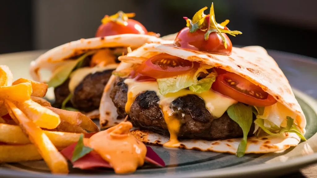 Blackstone Cheeseburger Quesadilla