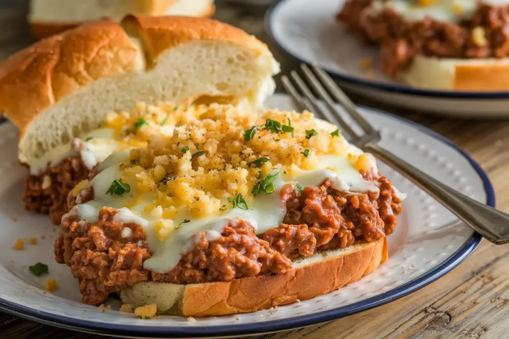 Garlic Bread Sloppy Joes