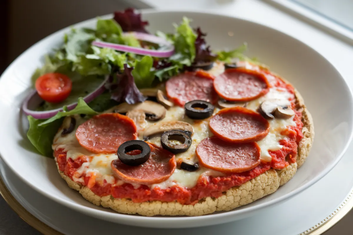 Low Carb pizza bowls