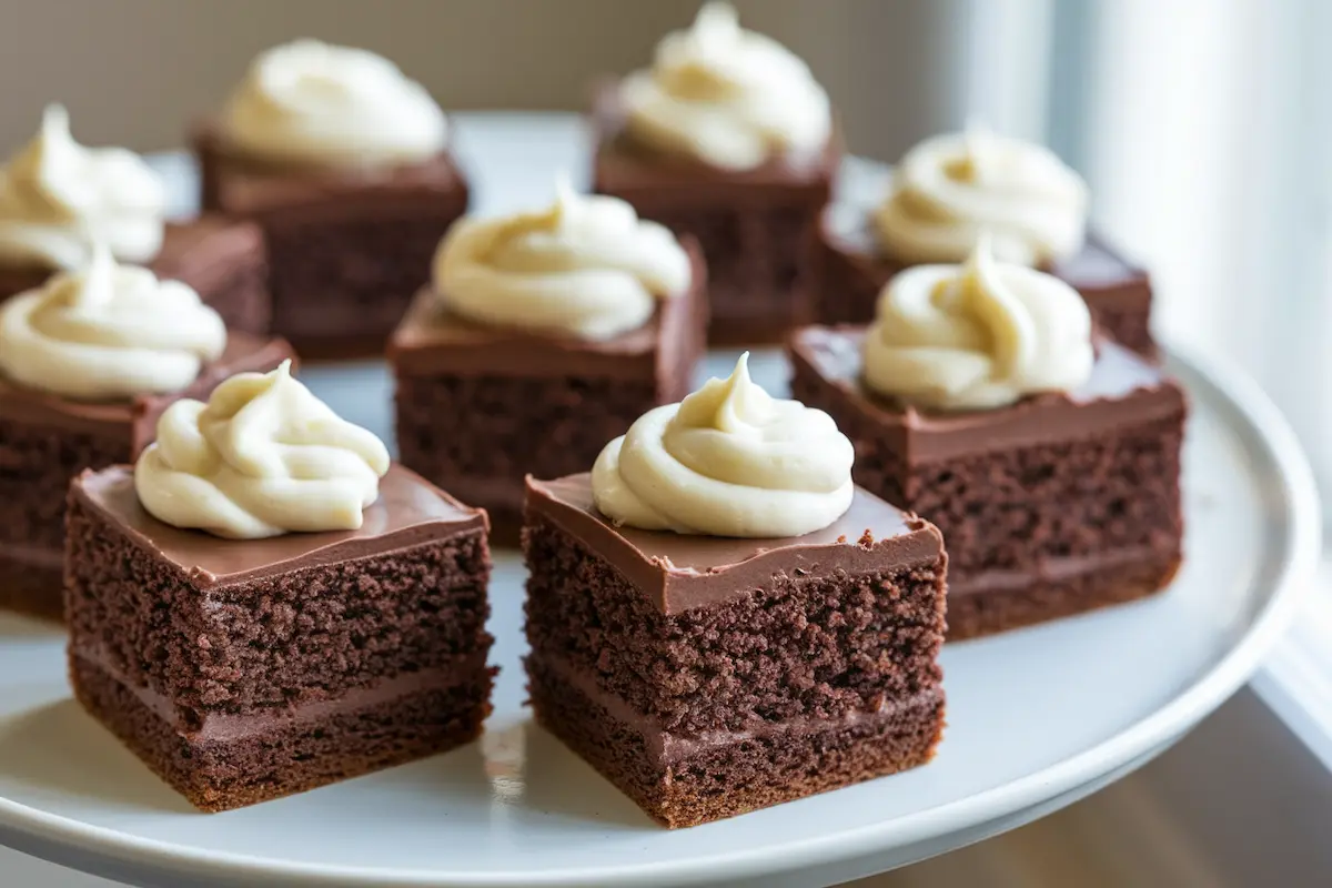 Texas Sheet Cake Bites