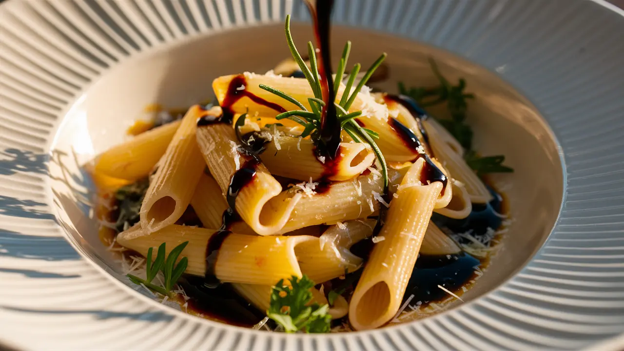 penne with rosemary and balsamic vinegar