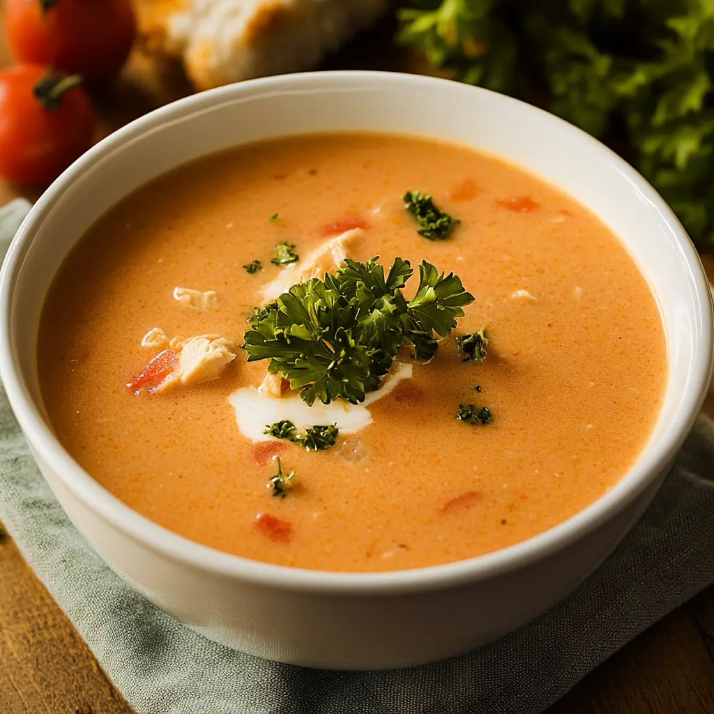 smoky chicken tomato bisque recipe